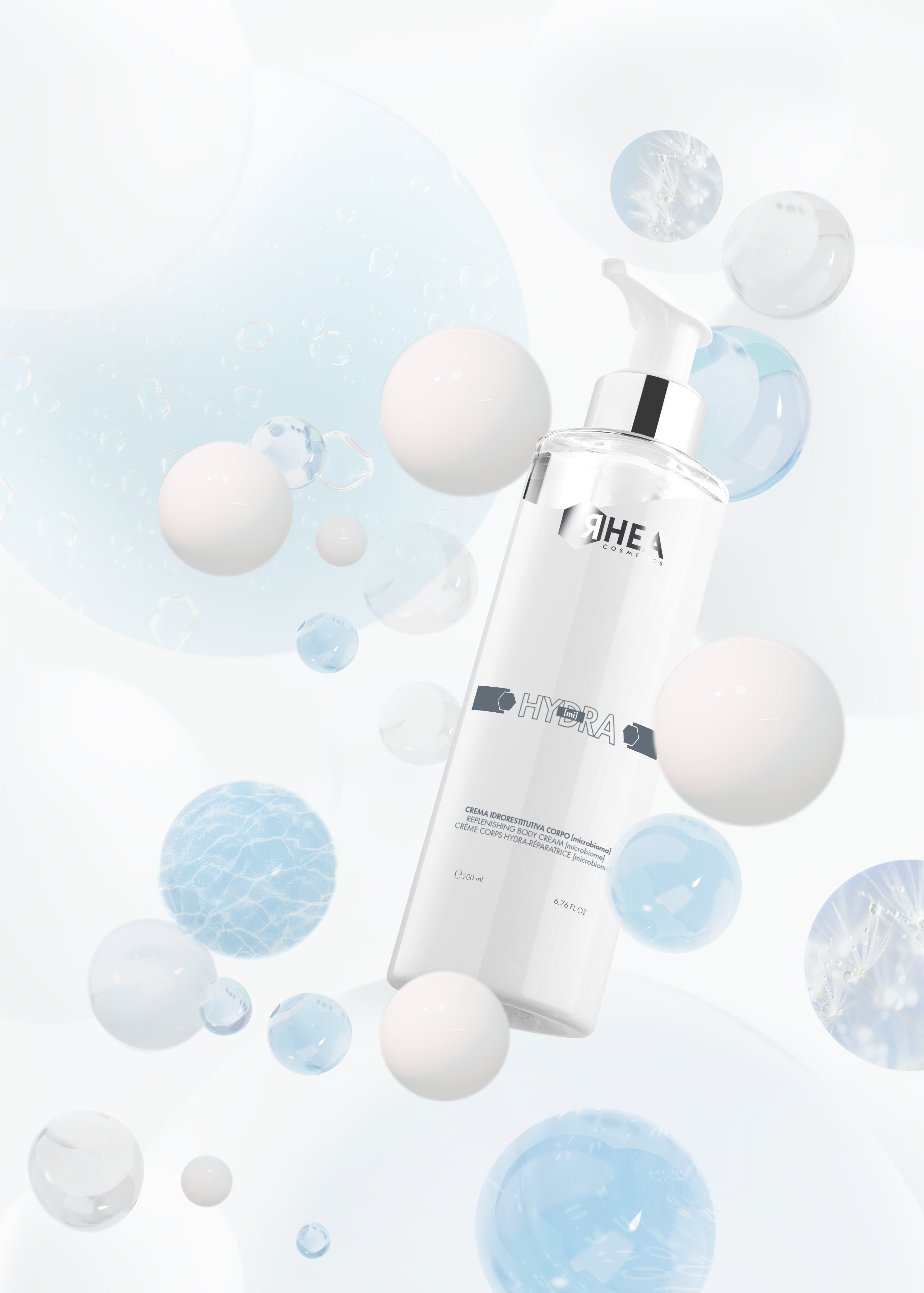 Відновлювальний крем для тіла зі зволожувальною дією RHEA Cosmetics Hydra Replenishing Cream Mi